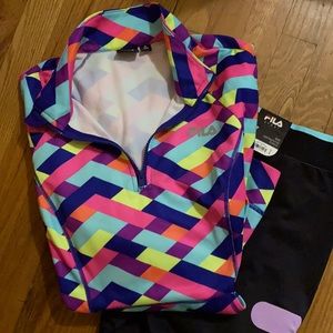 NWOT FILA HALF ZIP JACKET